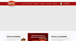 Desktop Screenshot of mathafoods.com